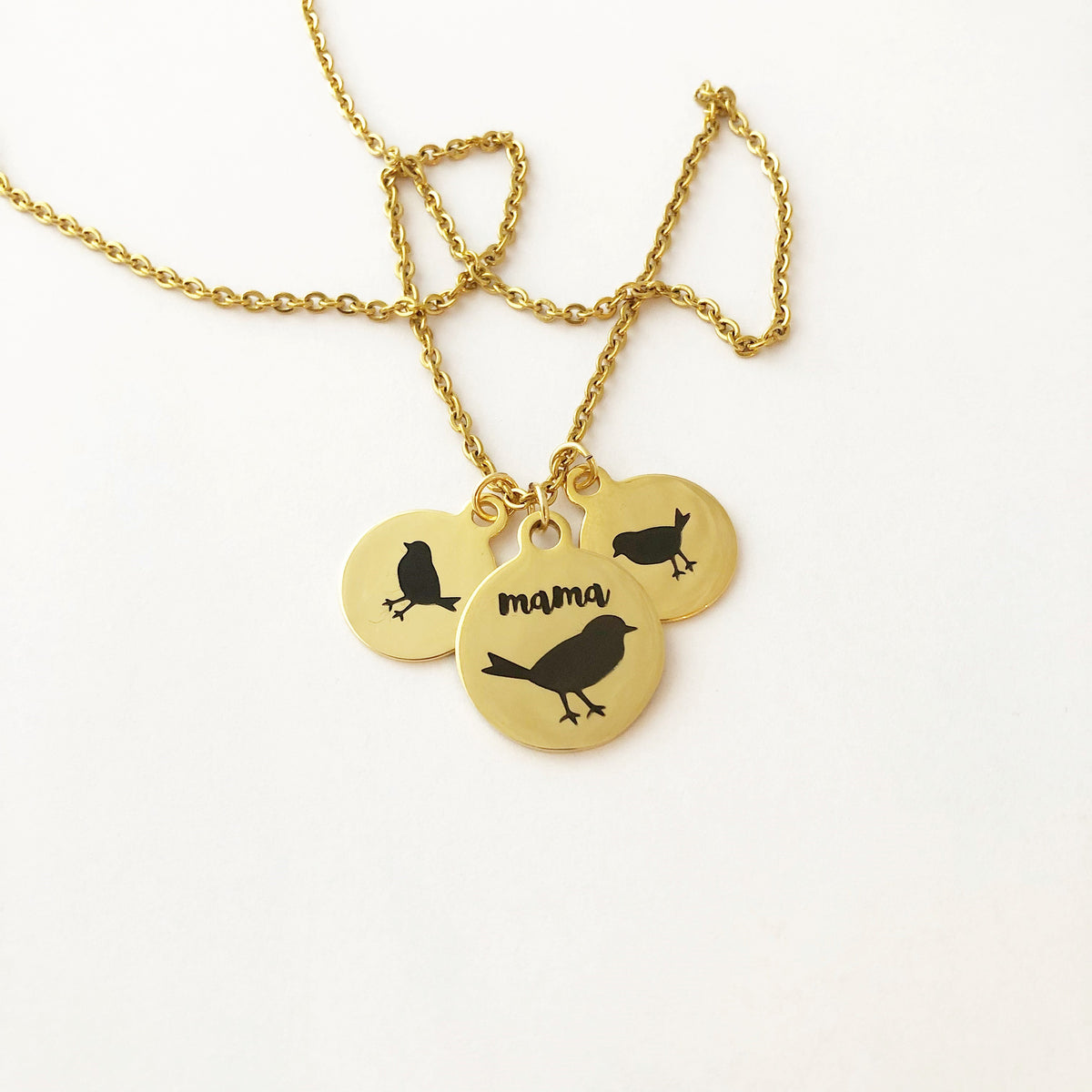 Mama on sale bird necklace